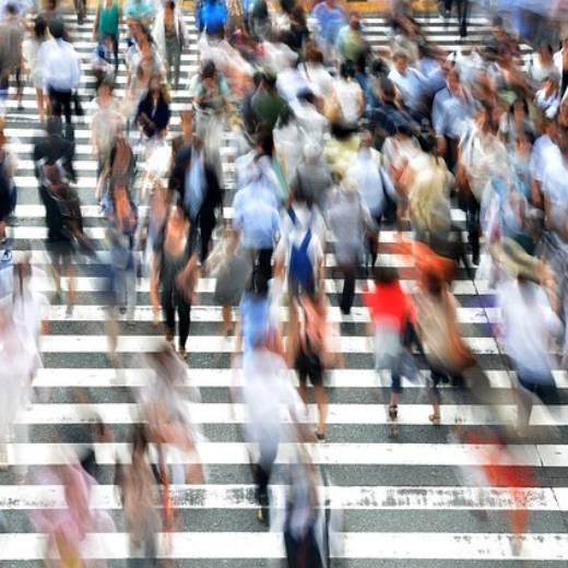 Busy Frantic Movement